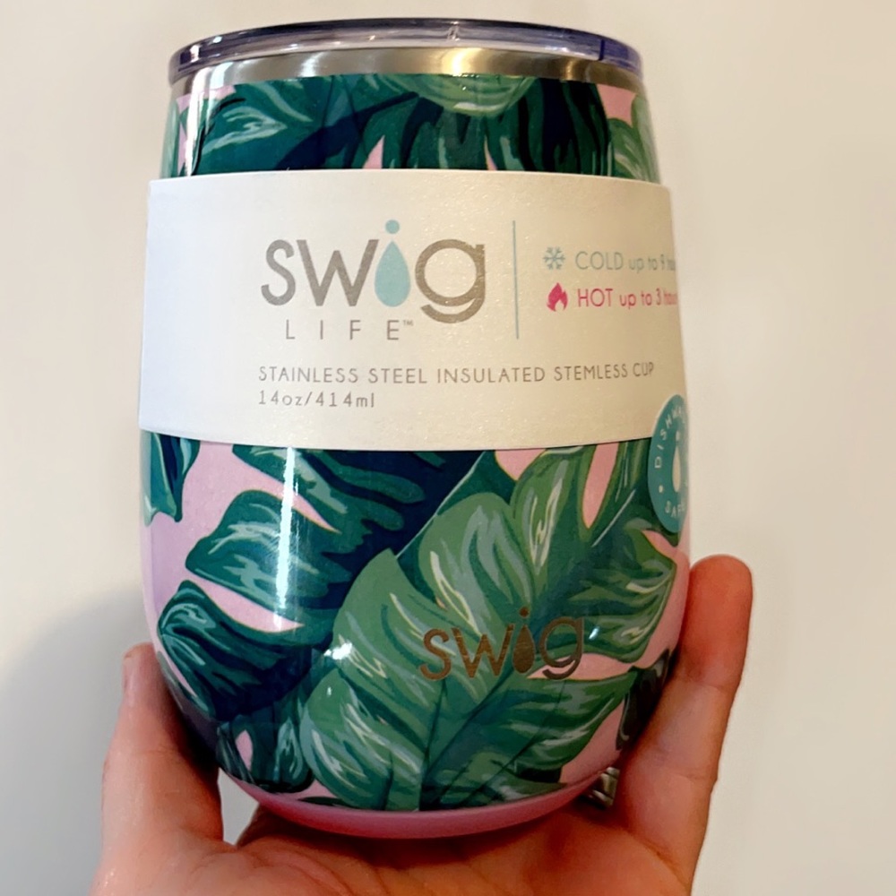Palm leaf Swig Wine Cup
